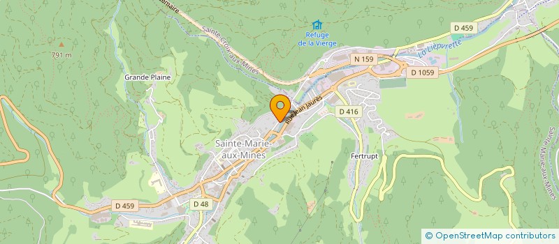 localisation de l'entreprise COMBEAU ALEXANDRE  SAINTE-MARIE-AUX-MINES