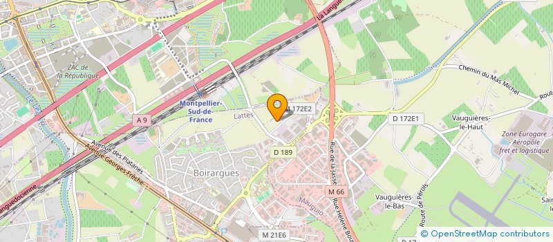 localisation de l'entreprise COMBELERAN EQUIPEMENT ELECTRIQUE LANGUEDOC à LATTES