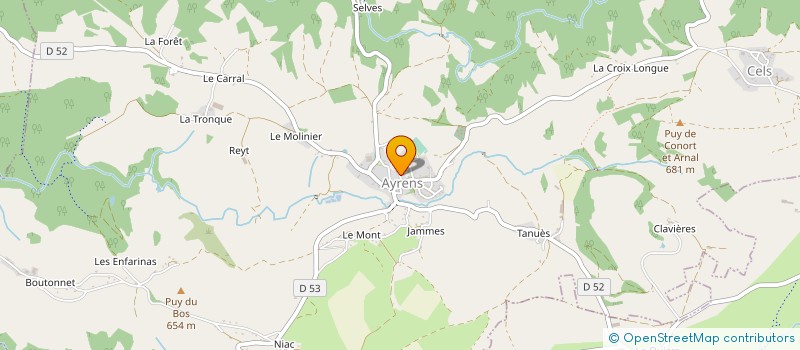 localisation de l'entreprise COMBELLE à MARMANHAC