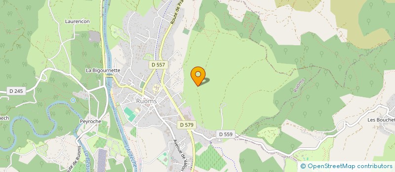 localisation de l'entreprise COMBEMALE à RUOMS