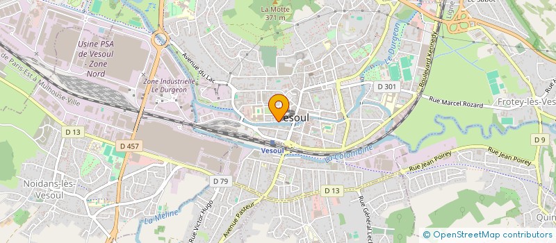 localisation de l'entreprise COMBES à VESOUL