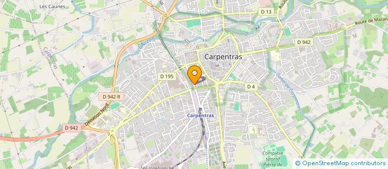 localisation de l'entreprise COMBES AUZIAS à CARPENTRAS