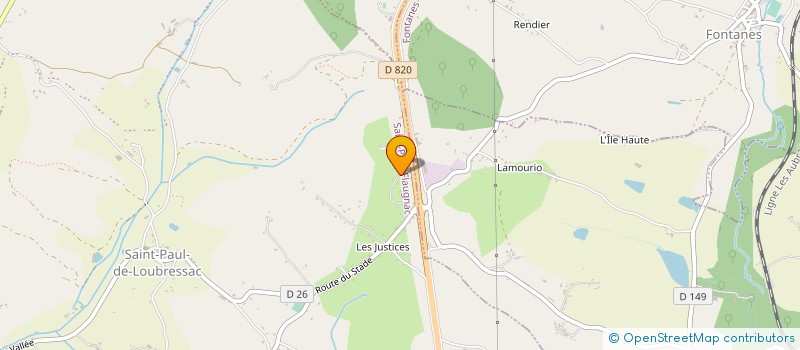 localisation de l'entreprise COMBES DE BOUYSSES  SAINT-PAUL-FLAUGNAC