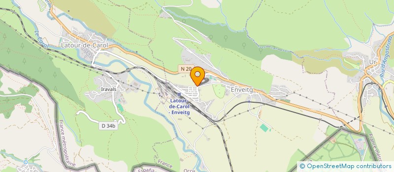 localisation de l'entreprise COMBES ERWAN  LATOUR-DE-CAROL