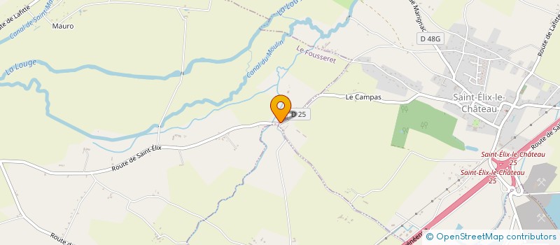 localisation de l'entreprise COMBES FRERES  SAINT-ELIX-LE-CHATEAU