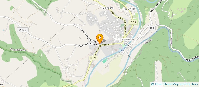 localisation de l'entreprise COMBES-PRADA  ROQUECOURBE