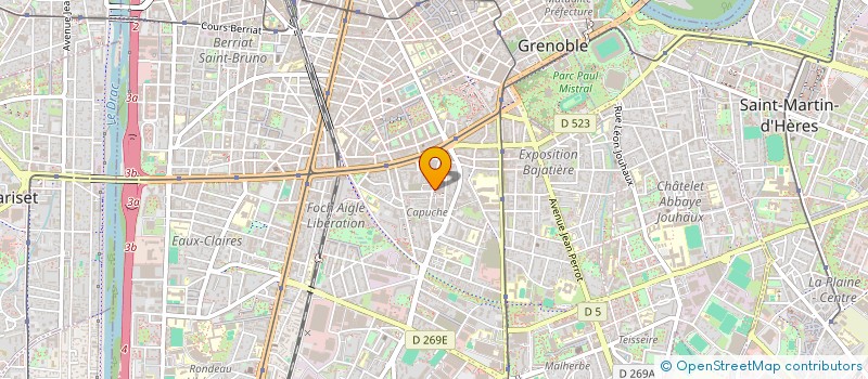 localisation de l'entreprise COMBET & NEPOS  GRENOBLE