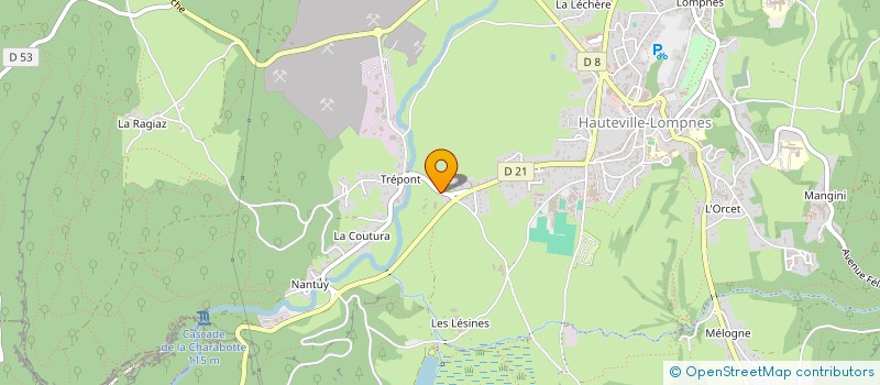 localisation de l'entreprise COMBET - SERVICES & CARROSSERIES  BRENOD