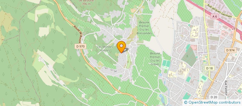 localisation de l'entreprise COMBETTES  BEAUNE