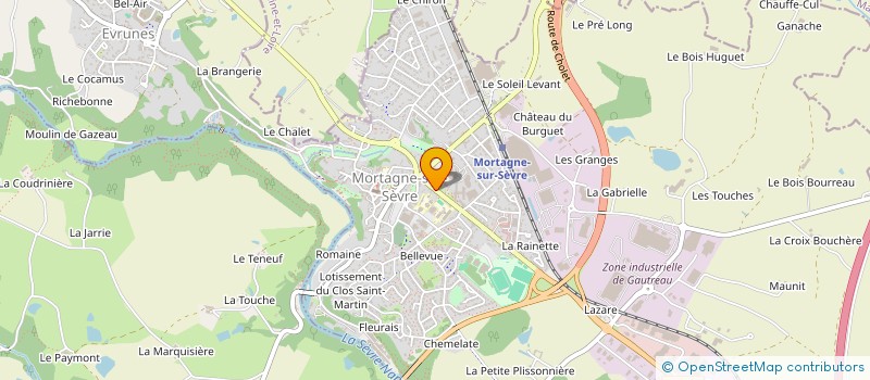 localisation de l'entreprise COMBHOTEL à SAINT-LAURENT-SUR-SEVRE