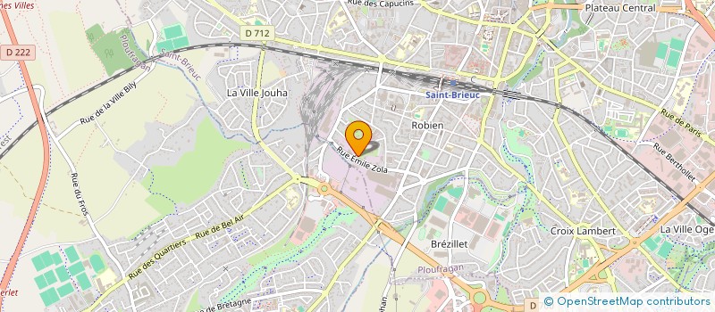 localisation de l'entreprise COMBI FROID 2000 à SAINT-BRIEUC