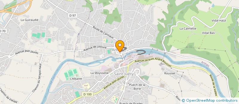 localisation de l'entreprise COMBI MUSIC  ARTHES