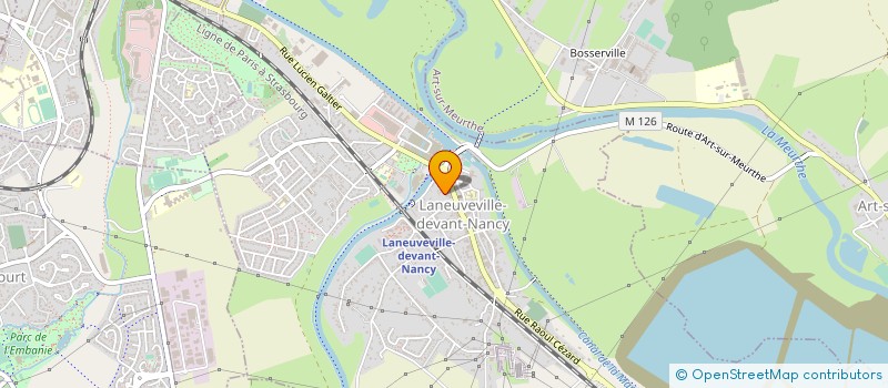 localisation de l'entreprise COMBI TOIT à LANEUVEVILLE-DEVANT-NANCY