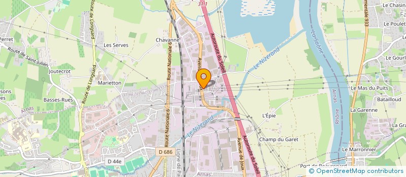 localisation de l'entreprise COMBIER PBK  ARNAS