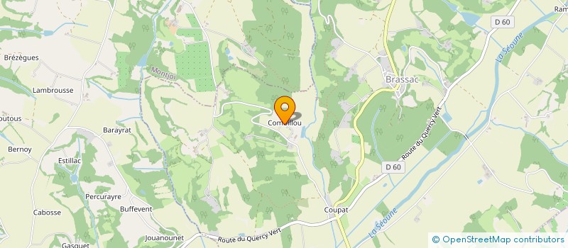 localisation de l'entreprise COMBILLOU à BRASSAC