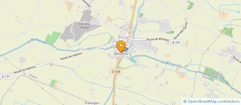 localisation de l'entreprise COMBIMMO  ALIXAN