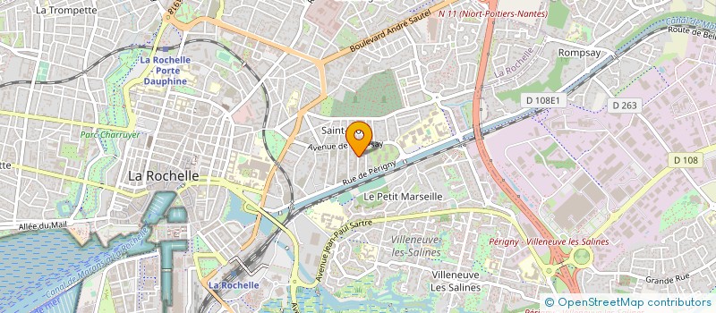 localisation de l'entreprise COMBLECO 17  LA ROCHELLE