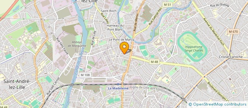 localisation de l'entreprise COMBO à MARCQ-EN-BARŒUL