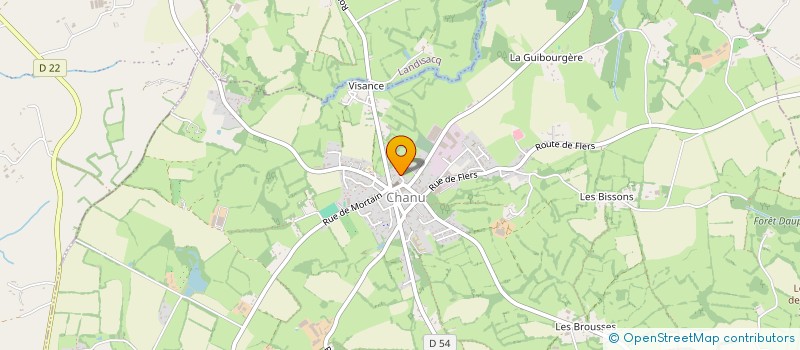 localisation de l'entreprise COMBO à CHANU