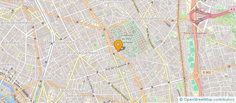 localisation de l'entreprise COMBO, BATIR AVEC LES ARTISTES  PARIS