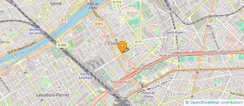 localisation de l'entreprise COMBO MULTIMEDIA à CLICHY
