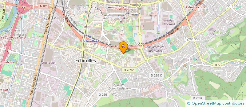 localisation de l'entreprise COMBODO à ECHIROLLES