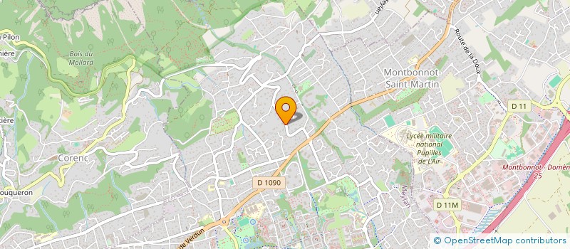 localisation de l'entreprise COMBOIRE 20  MEYLAN