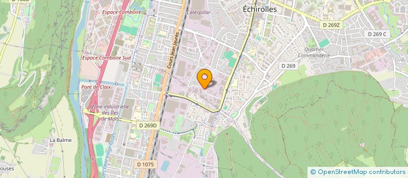 localisation de l'entreprise COMBOIRE IMMO à ECHIROLLES