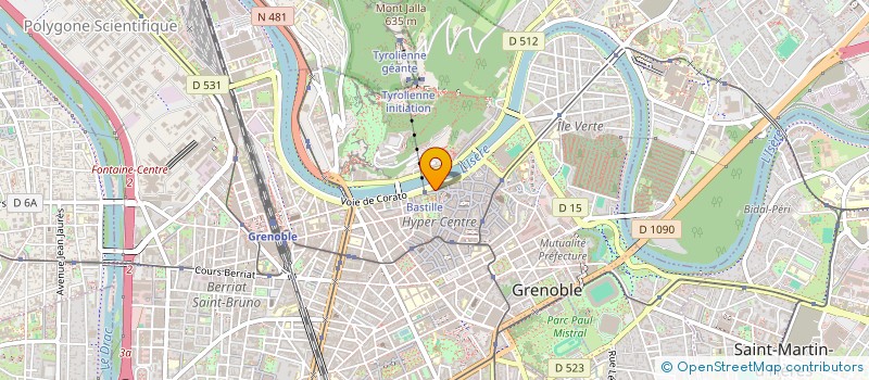 localisation de l'entreprise COMBOIRE IMMO BAO  GRENOBLE
