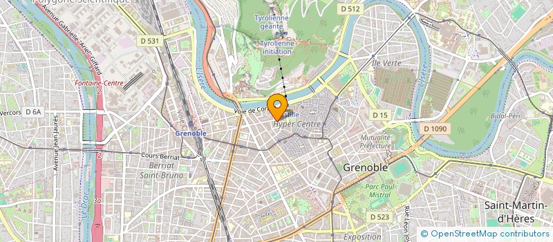 localisation de l'entreprise COMBOR à GRENOBLE