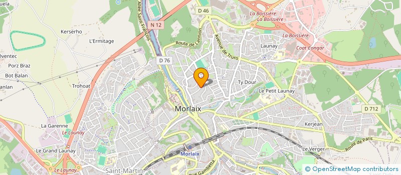 localisation de l'entreprise COMBOT & CO  MORLAIX