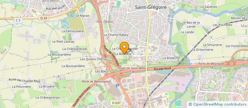 localisation de l'entreprise COMBOURG INVEST  MONTGERMONT