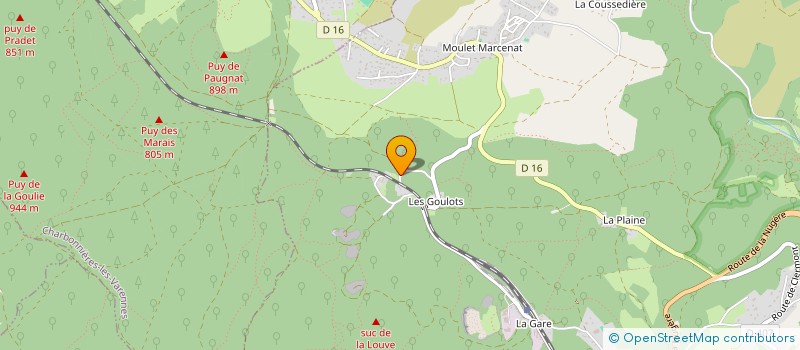 localisation de l'entreprise COMBRAIL à VOLVIC