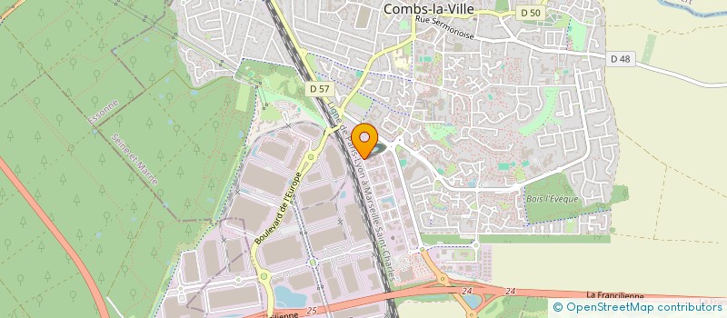 localisation de l'entreprise COMBS AUTOMOBILES  COMBS-LA-VILLE