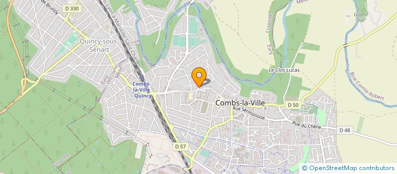 localisation de l'entreprise COMBS BASKET CLUB à COMBS LA VILLE