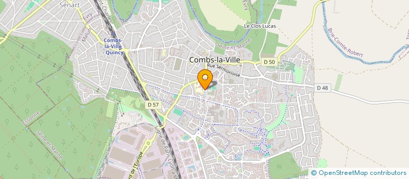 localisation de l'entreprise COMBS-LA-VILLE TAEKWONDO à COMBS-LA-VILLE