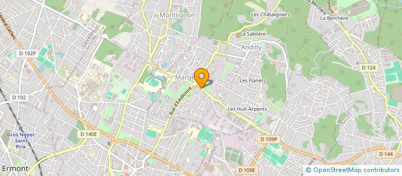 localisation de l'entreprise COMBUSTIBLES GIRBAL à MARGENCY
