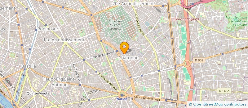 localisation de l'entreprise COMCAM  PARIS
