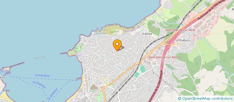 localisation de l'entreprise COMCO à SAINT-JEAN-DE-LUZ