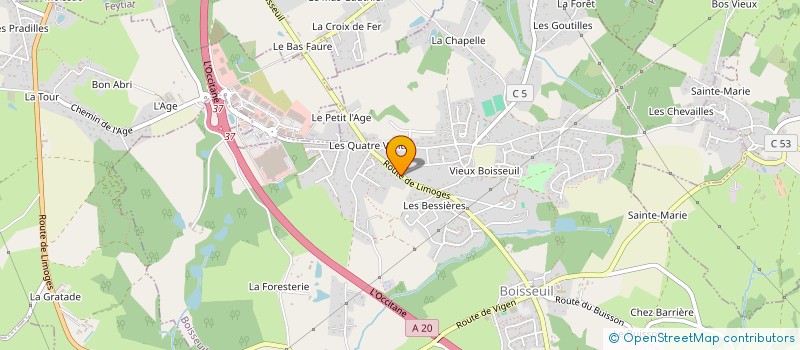 localisation de l'entreprise COMCONCEPT à BOISSEUIL