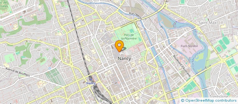 localisation de l'entreprise COMD  NANCY