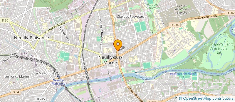 localisation de l'entreprise COMDAPP à NEUILLY-SUR-MARNE