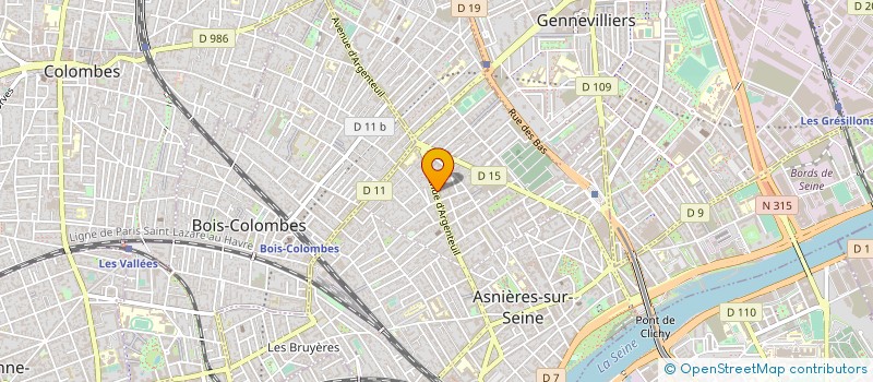 localisation de l'entreprise COMDIS  ASNIERES-SUR-SEINE