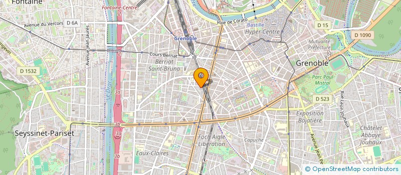 localisation de l'entreprise COME à GRENOBLE