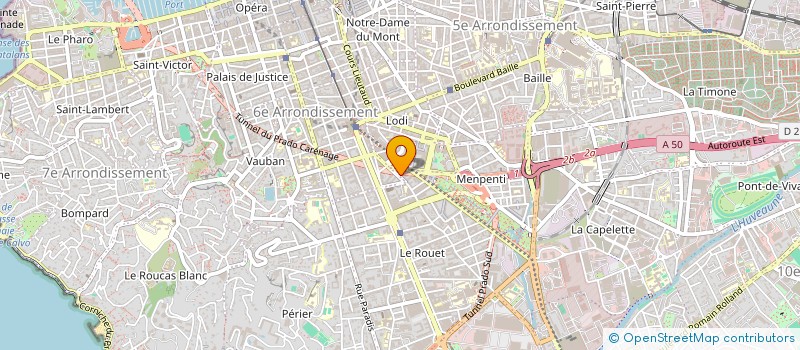 localisation de l'entreprise COME à MARSEILLE