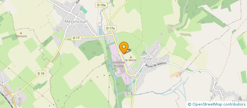 localisation de l'entreprise COME  MESSINCOURT