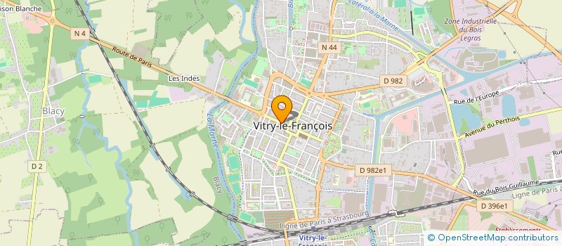 localisation de l'entreprise COME à VITRY-LE-FRANCOIS