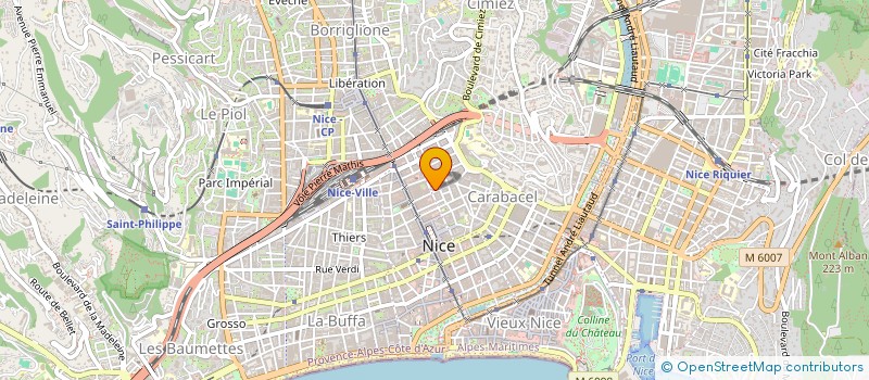 localisation de l'entreprise COME  NICE