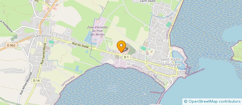 localisation de l'entreprise COME A LA MAISON  SAINT-VAAST-LA-HOUGUE