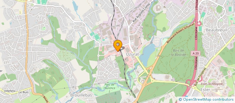 localisation de l'entreprise COME BACK à LIMOGES